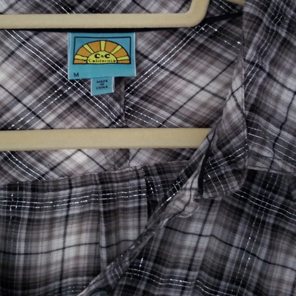 C&C California plaid top - Picture 2 of 3